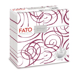 [91365] 40 Quick Pocket 40x40cm color Bordeaux/bianco Linea Magie Fato