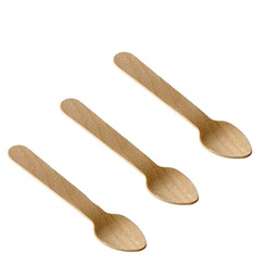 [90283] 48 Cucchiaini in legno 9,5cm Leone