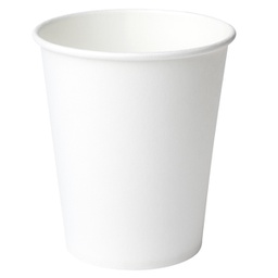 [96730] 50 Bicchieri in carta 250ml bianco Signor Bio