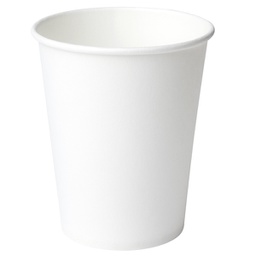 [96731] 50 Bicchieri in carta 350ml bianco Signor Bio