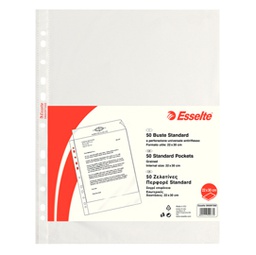 [45788] 50 BUSTE FORATE 22X30 6/100 B.A. STANDARD ESSELTE