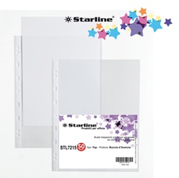 [STL7215] 50 Buste forate 22x30cm Buccia Top Starline