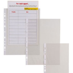 [64511] 50 buste forate ATLA T 150 21x29.7cm liscio SEI ROTA