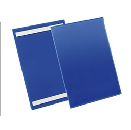 [83502] 50 buste identificazione con bande adesive 210x297mm A4-vert 1797 Durable