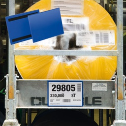 [80644] 50 buste identificazione magnetiche 210x148mm (A5-ORIZ. art.1743 Blu DURABLE