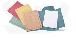 [44853] 50 CARTELLINE 3 LEMBI AZZURRO C/STAMPA 200GR