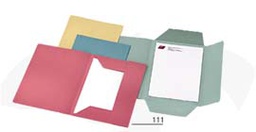 [44918] 50 CARTELLINE 3 LEMBI GIALLO S/STAMPA 200GR
