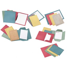 [45664] 50 CARTELLINE 3 LEMBI GRIGIO C/STAMPA 200GR