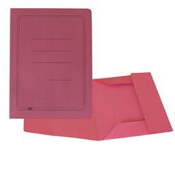 [96194] 50 cartelline 3 lembi magenta c/stampa 200gr