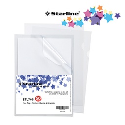 [STL7401] 50 Cartelline a L 22x30cm Buccia Top Starline