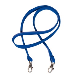 [94841] 50 Cordoncino Pass M in raso blu lungh. 85cm Sei Rota