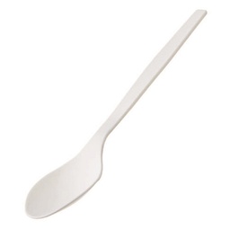 [90276] 50 Cucchiaio in CPLA 16 cm bianco Leone