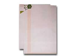 [32676] 50 FOGLI CARTA LEONA 70X100 BIANCA 10MM AMBO I LATI 120GR