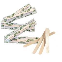 [95106] 50 Palette in legno imbustate singolarmente 9cm Dopla Green