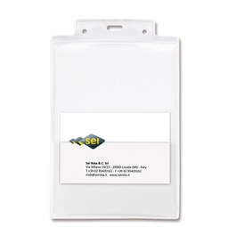 [94838] 50 Portanome PVC A6 Pass 6ST neutro Sei Rota