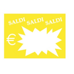[72121] 50 SEGNAPREZZI Flash Saldi 8x11cm colori ass. CWR 06043