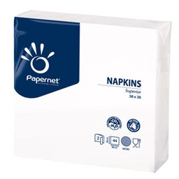 [49297] 50 TOVAGLIOLI 38X38CM BIANCHI EURO 2 VELI