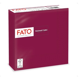 [91343] 50 tovaglioli carta 33x33cm 2 Veli Bordeaux Fato