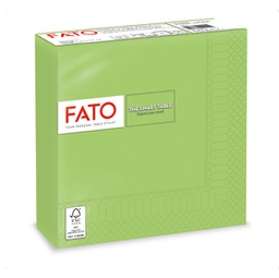 [91349] 50 tovaglioli carta 33x33cm 2 Veli Verde mela Fato