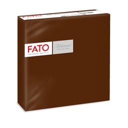[91358] 50 tovaglioli carta 40x40cm color cacao Linea Airlaid Fato