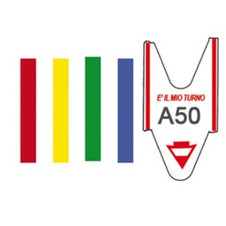 [74647] 5 ROTOLI da 2000 TICKETS BLU per ELIMINA CODE Printex