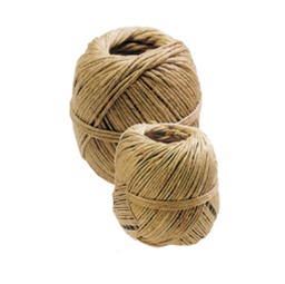 [38107] 6 ROTOLI DI SPAGO NATURALE CANAPA 2 3/4 VIVA DIAM. 3,5 MM. 500GR. LUNG. 75MT.