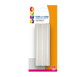 [82572] 6 stick colle per pistola grande TY102M diam. 11mm - lungh. 10cm DECO