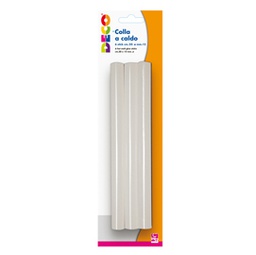 [82573] 6 stick colle per pistola grande TY102M diam. 11mm - lungh. 20cm DECO