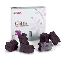 [XER108R00747] 6 STICK GENUINE SOLID INK MAGENTA XEROX PHASER 8860