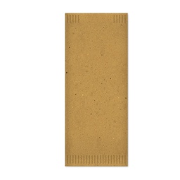 [91354] 700 Buste Portaposate Taverna in cartapaglia con tovagliolo 38x38cm Fato