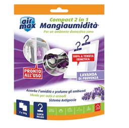 [94800] Air Max 2 mangiaumiditA' appendibile Compact 2 in 1 Lavanda di provenza 50gr