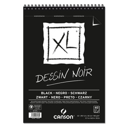 [85639] Album spiralato lato corto XL BLACK A3 40 fg. 150 gr. Canson