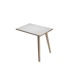[92465] Allungo dx/sx 60x80xH74,4cm per scrivanie Woody Rovere/Bianco