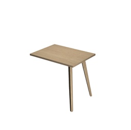 [92464] Allungo dx/sx 60x80xH74,4cm per scrivanie Woody Rovere/Rovere