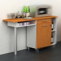 [82931] Allungo per Mobile Punto CaffE' 60x45xH84cm Bicolore - Angolo Ristoro