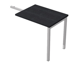 [76764] ALLUNGO REVERSIBILE DX/SX 80x60cm NERO VENATO FRASS.per SCRIVANIE EASY Plus