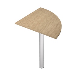 [94463] ANGOLARE 90  rovere + GAMBA SUPPORTO x SCRIVANIE AgorA' Basic