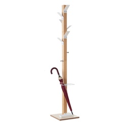 [82974] Appendiabiti a 6 posti legno/bianco EasyCloth