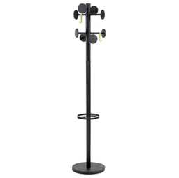 [71270] APPENDIABITI A 8 POSTI 175cm NERO STAN3 Alba