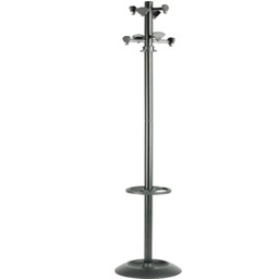 [58095] APPENDIABITI INCAS 175CM A 8 POSTI C/PORTAOMBRELLI NERO