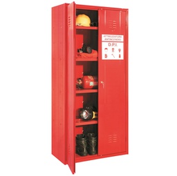 [91667] Armadio in metallo per DPI a 2 ante 80x40xH180cm ROSSO AP/80/3000/S