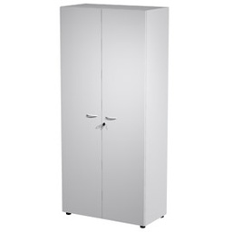 [76829] ARMADIO MODULARE A 2 ANTE ALTE 90x45,8cm - H200cm GRIGIO