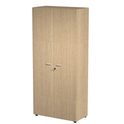 [82857] ARMADIO MODULARE A 2 ANTE ALTE 90x45,8cm - H200cm Rovere
