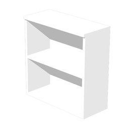 [89564] Armadio modulare basso a giorno 90x44cm - H85cm Bianco