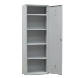 [91661] Armadio multiuso in metallo a 1 anta 60x40xH180cm GRIGIO AP/60/S