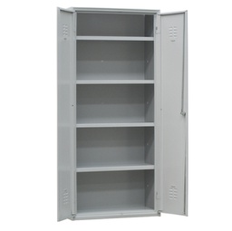 [91662] Armadio multiuso in metallo a 2 ante 80x40xH180cm GRIGIO AP/80/S