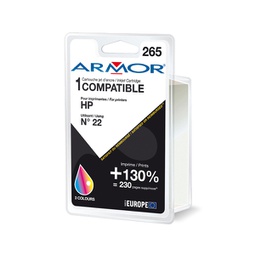 [ARMK20233] Armor Cartuccia a Colori PER HP N22 PSC 1410, 1415, Deskjet F380, D1360