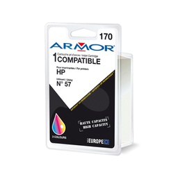 [ARMK20116] Armor Cartuccia a Colori PER HP N57 Photosmart 7760, PSC 1300 21ML