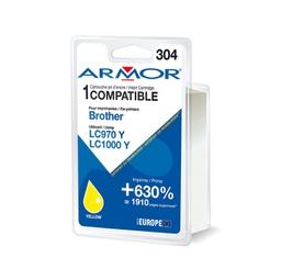 [ARMK20340] Armor cartuccia Giallo PER BROTHER LC 970/ LC1000