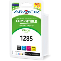 [ARMK10333] Armor Conf. Multiola 4 Cartucce T1281 C/EPSON STYLUS S22 SX125 (1BK 2C/M/Y